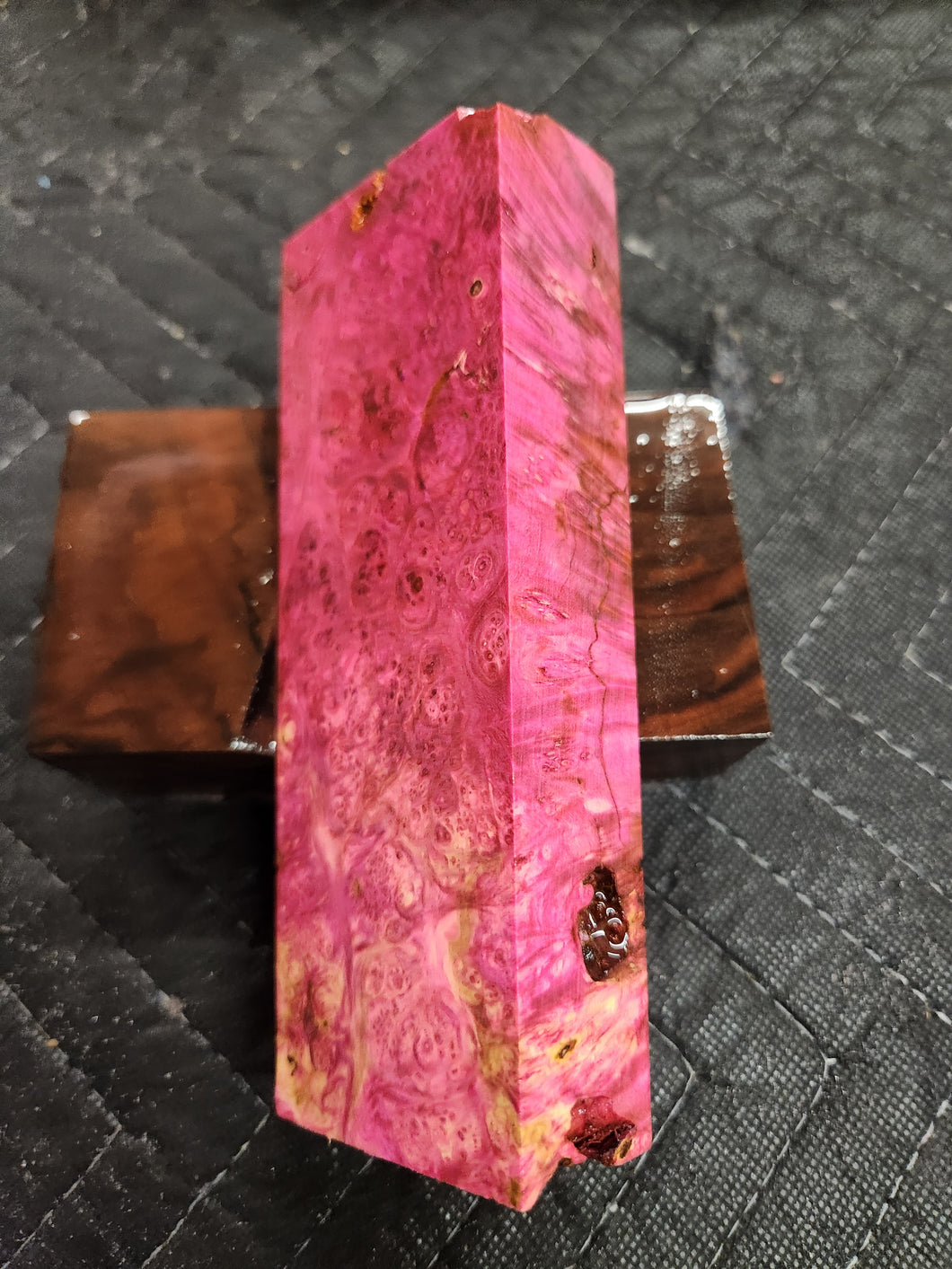 Stabilized Box Elder Burl Knife Scale