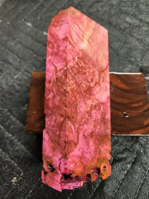 Stabilized Box Elder Burl Knife Scale