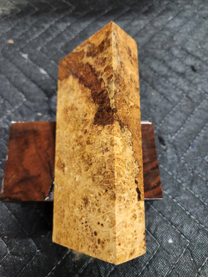 Stabilized Box Elder Burl Knife Scale