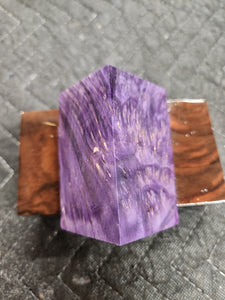 Stabilized Box Elder Burl Bottlestopper