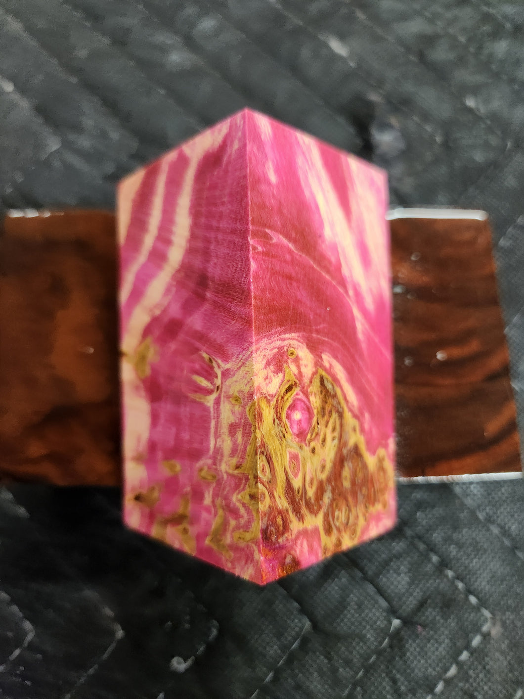Stabilized Box Elder Burl Bottlestopper