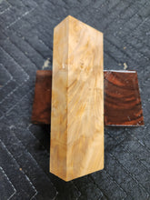 Horse Chestnut Curly Knife Scale