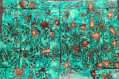 Pen Blank Hybrid  Pinecones Emerald