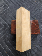 Horse Chestnut Curly Knife Scale