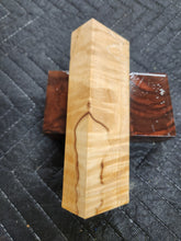 Horse Chestnut Curly Knife Scale