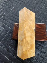 Horse Chestnut Curly Knife Scale