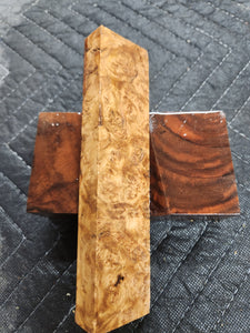 Almond Burl Knife Scale