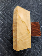 Horse Chestnut Curly Knife Scale