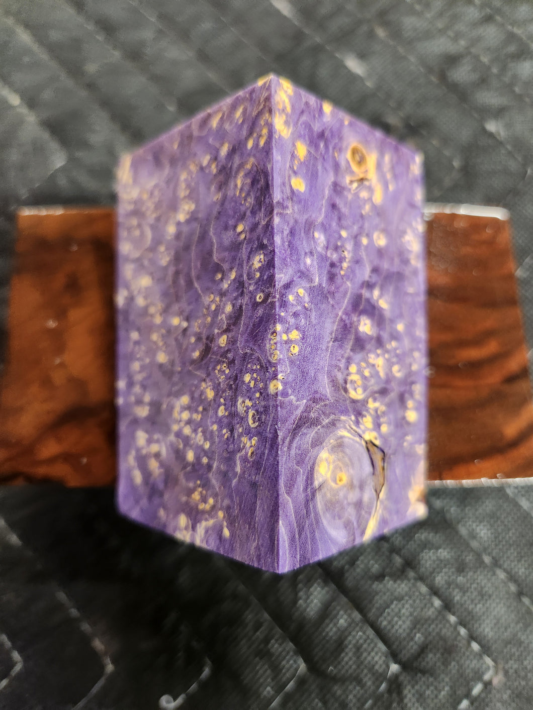 Stabilized Box Elder Burl Bottlestopper