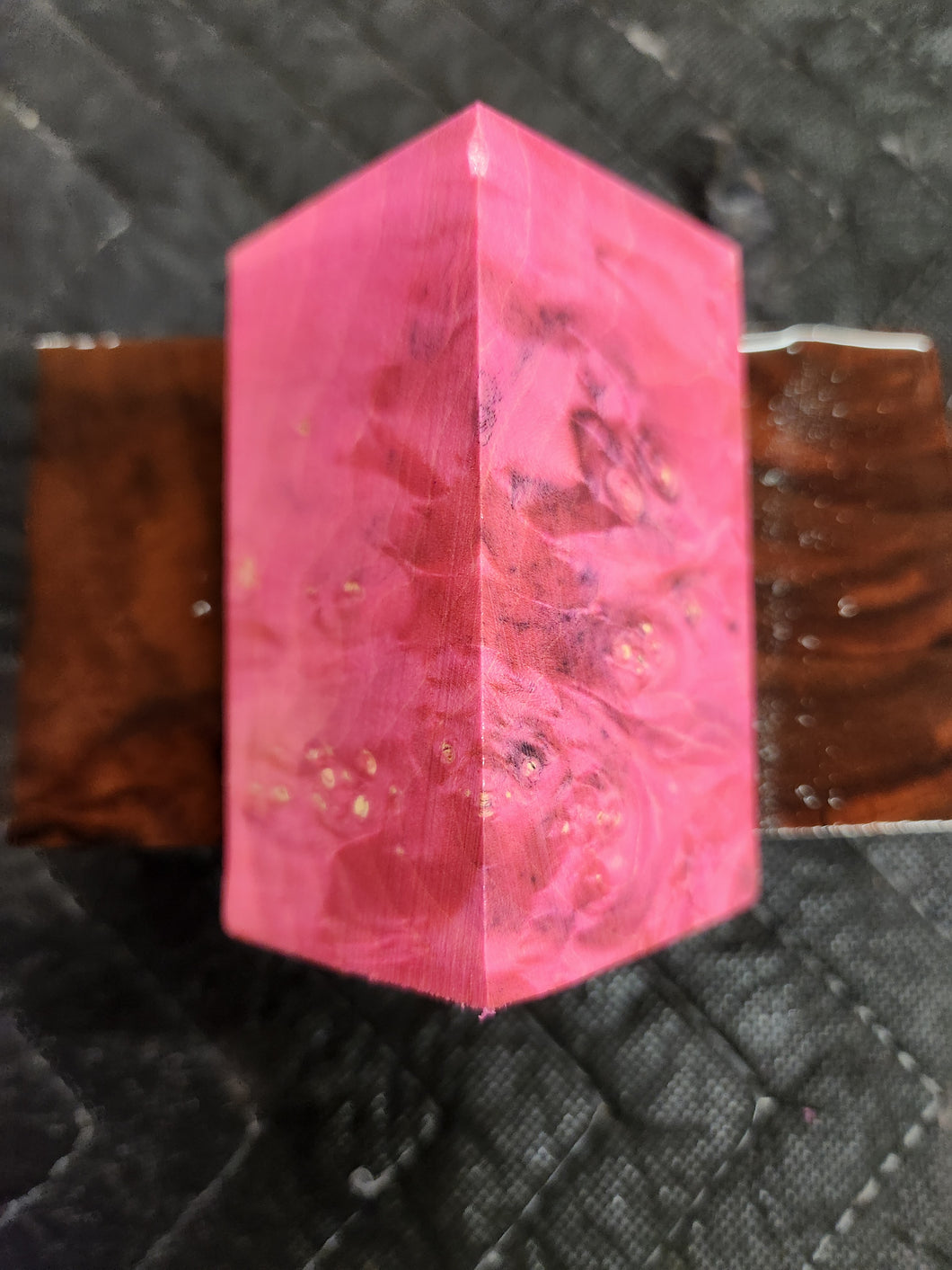 Stabilized Box Elder Burl Bottlestopper