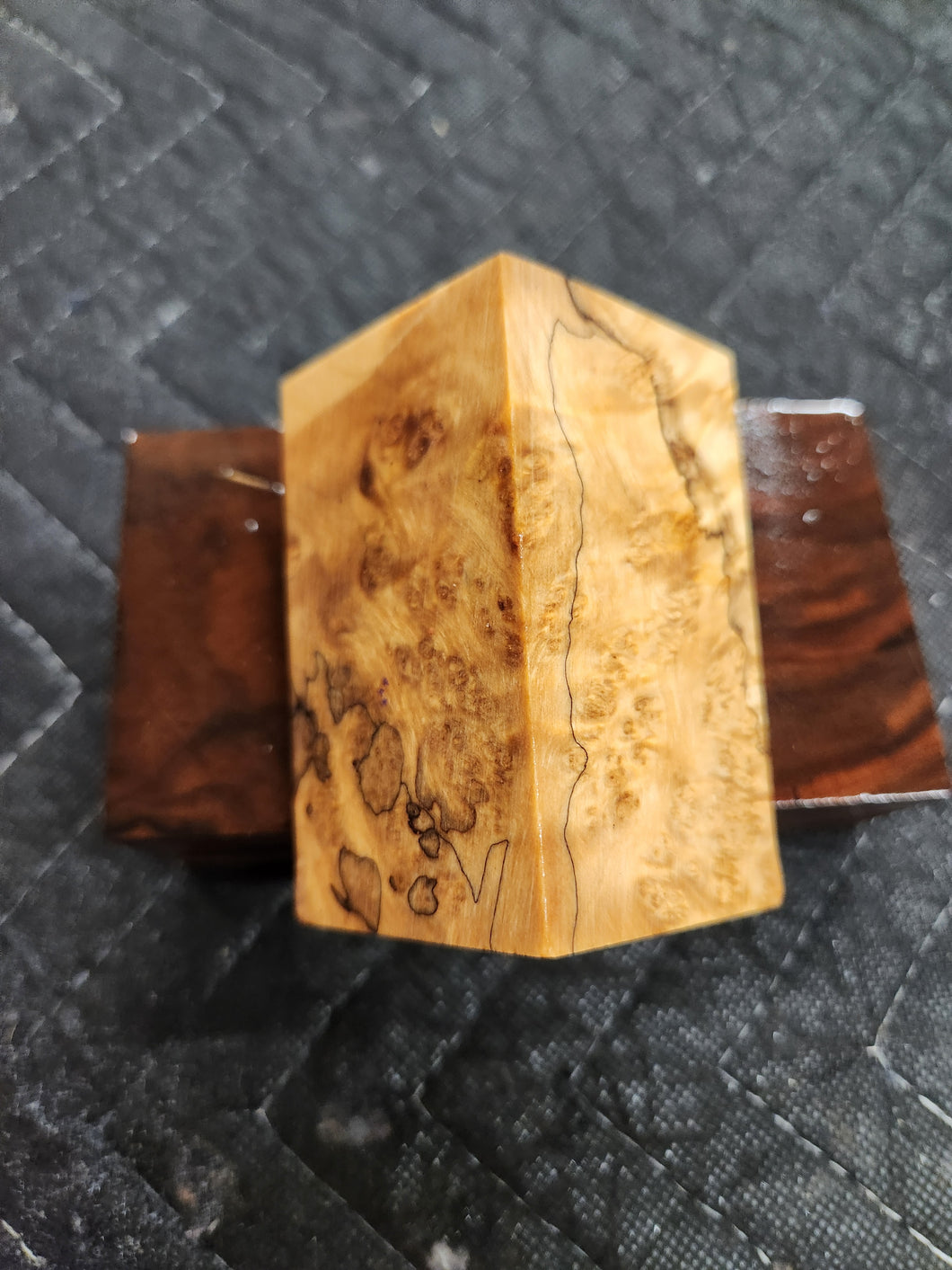 Stabilized Box Elder Burl Bottlestopper