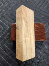 Horse Chestnut Curly Knife Scale