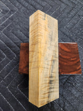 Horse Chestnut Curly Knife Scale