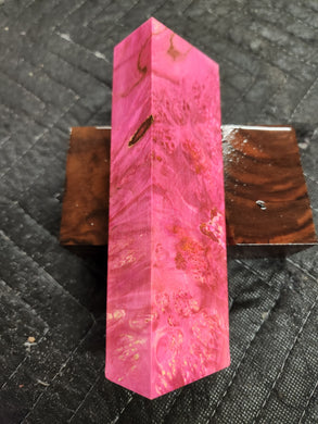 Stabilized Box Elder Burl Knife Scale