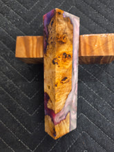 Poplar Burl Knife Scale Hybrid