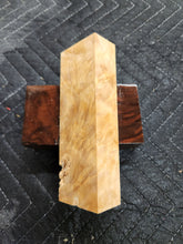 Horse Chestnut Curly Knife Scale