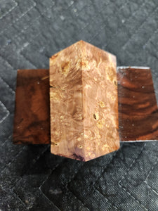 Stabilized Box Elder Burl Bottlestopper