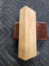 Horse Chestnut Curly Knife Scale