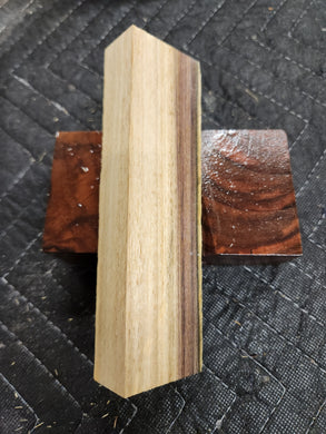 Blue Mahoe Knife Scale