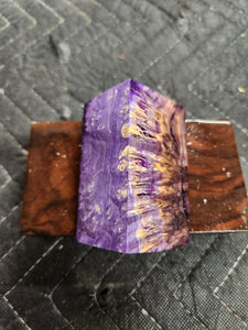 Stabilized Box Elder Burl Bottlestopper