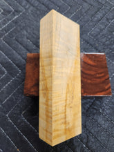 Horse Chestnut Curly Knife Scale