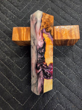 Poplar Burl Knife Scale Hybrid