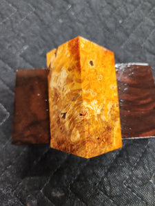 Stabilized Box Elder Burl Bottlestopper