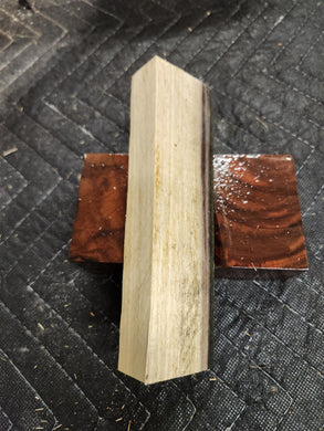 Blue Mahoe Knife Scale