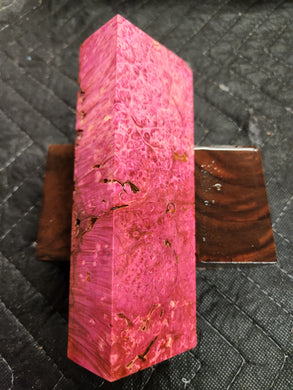 Stabilized Box Elder Burl Knife Scale