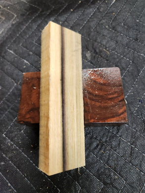 Blue Mahoe Knife Scale
