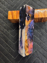 Poplar Burl Knife Scale Hybrid