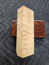Horse Chestnut Curly Knife Scale