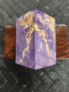 Stabilized Box Elder Burl Bottlestopper