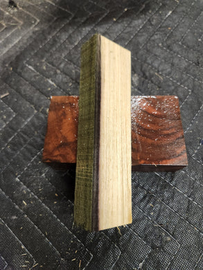 Blue Mahoe Knife Scale