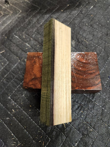 Blue Mahoe Knife Scale