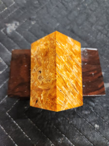 Stabilized Box Elder Burl Bottlestopper