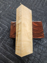 Horse Chestnut Curly Knife Scale