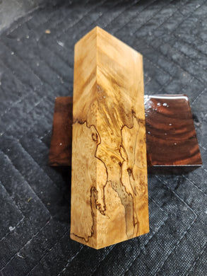 Stabilized Box Elder Burl Knife Scale