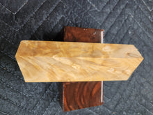 Horse Chestnut Curly Knife Scale