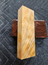 Horse Chestnut Curly Knife Scale
