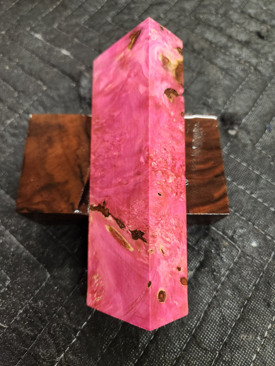 Stabilized Box Elder Burl Knife Scale