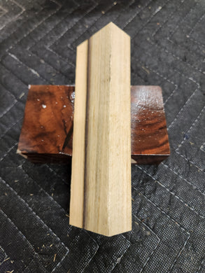 Blue Mahoe Knife Scale