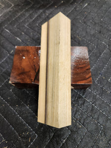 Blue Mahoe Knife Scale