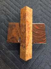 Yellow Box Burl Pen Blank