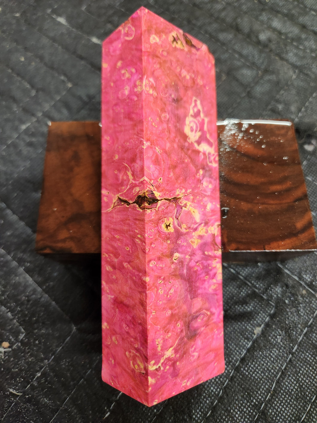 Stabilized Box Elder Burl Knife Scale