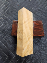 Horse Chestnut Curly Knife Scale