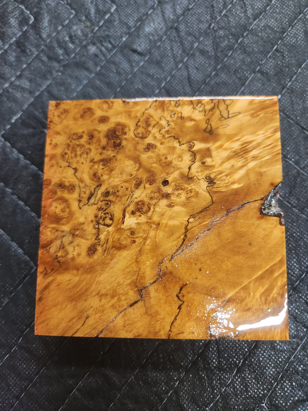 Stabilized Box Elder Burl Turkey Pot