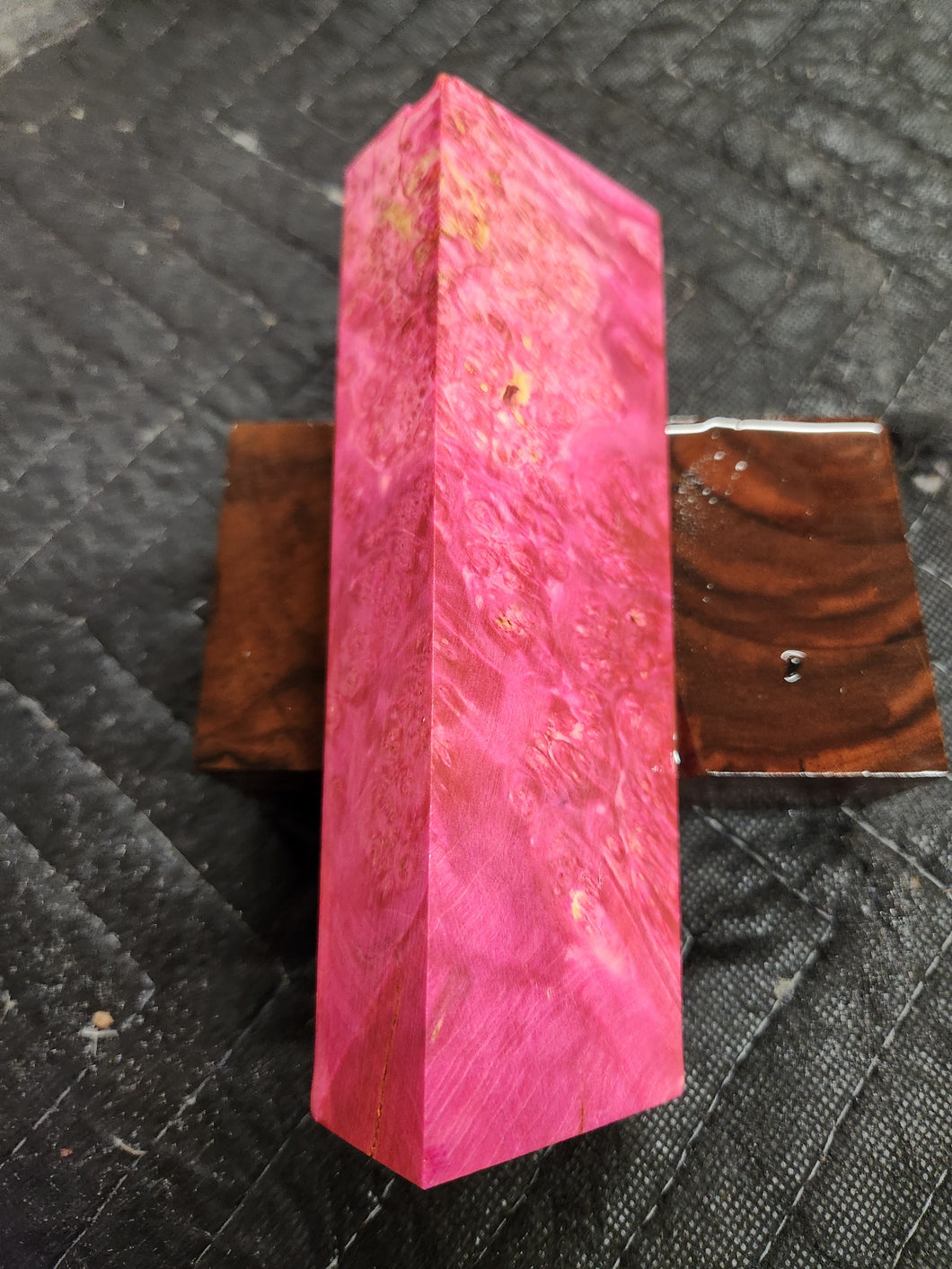 Stabilized Box Elder Burl Knife Scale