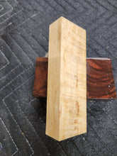 Horse Chestnut Curly Knife Scale