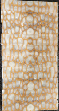 Panther Pen Blank Tan & White Pearl